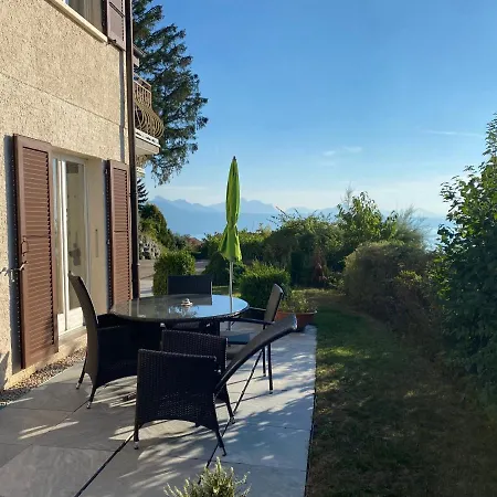 아파트 Lakeview Apartment-lavaux Grandvaux